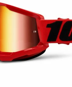 100% Strata 2 (Mirror Lens) Red - Lunettes De Vue