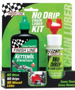 Finish Line No Drip Chain Luber Combo Avec 120ml D'huile Pour Chaîne Cross Country