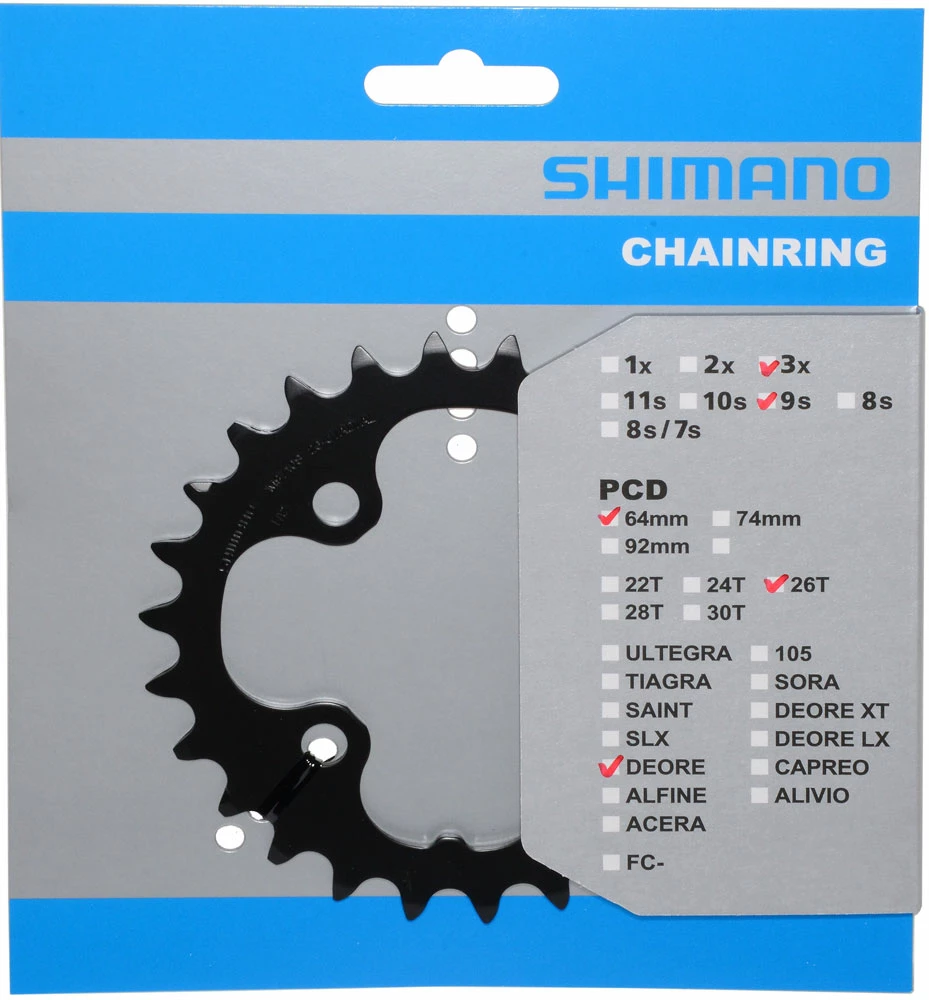 Shimano DEORE Plateau Pour FC-M590/591 26 Dents