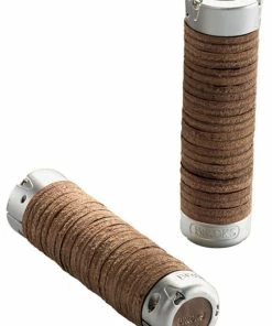 BROOKS Plump Leather Grips Poignées De Guidon En Cuir Véritable