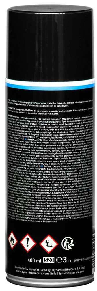 Dynamic Chain Cleaner Nettoyant Pour Chaînes 400ml – Image 2