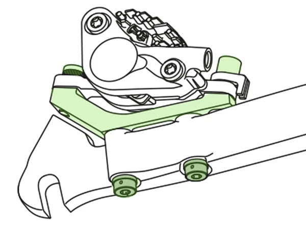 Shimano SM-MA-R140P/D Adaptateur Post-Mount à Flat-Mount Pour Rotor Arrière De 140mm – Image 3