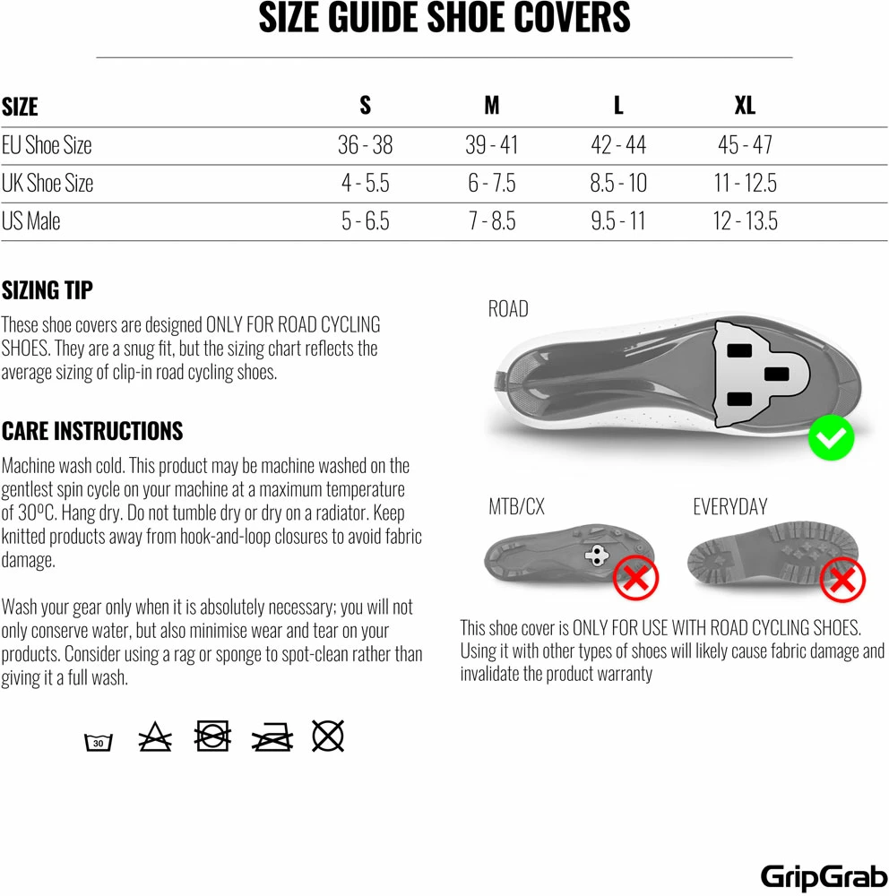 GripGrab Flandrien Waterproof Knitted Road - Overshoes – Image 3