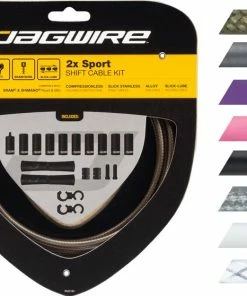 JAGWIRE 2x Jeu De Câbles De Commande Sport