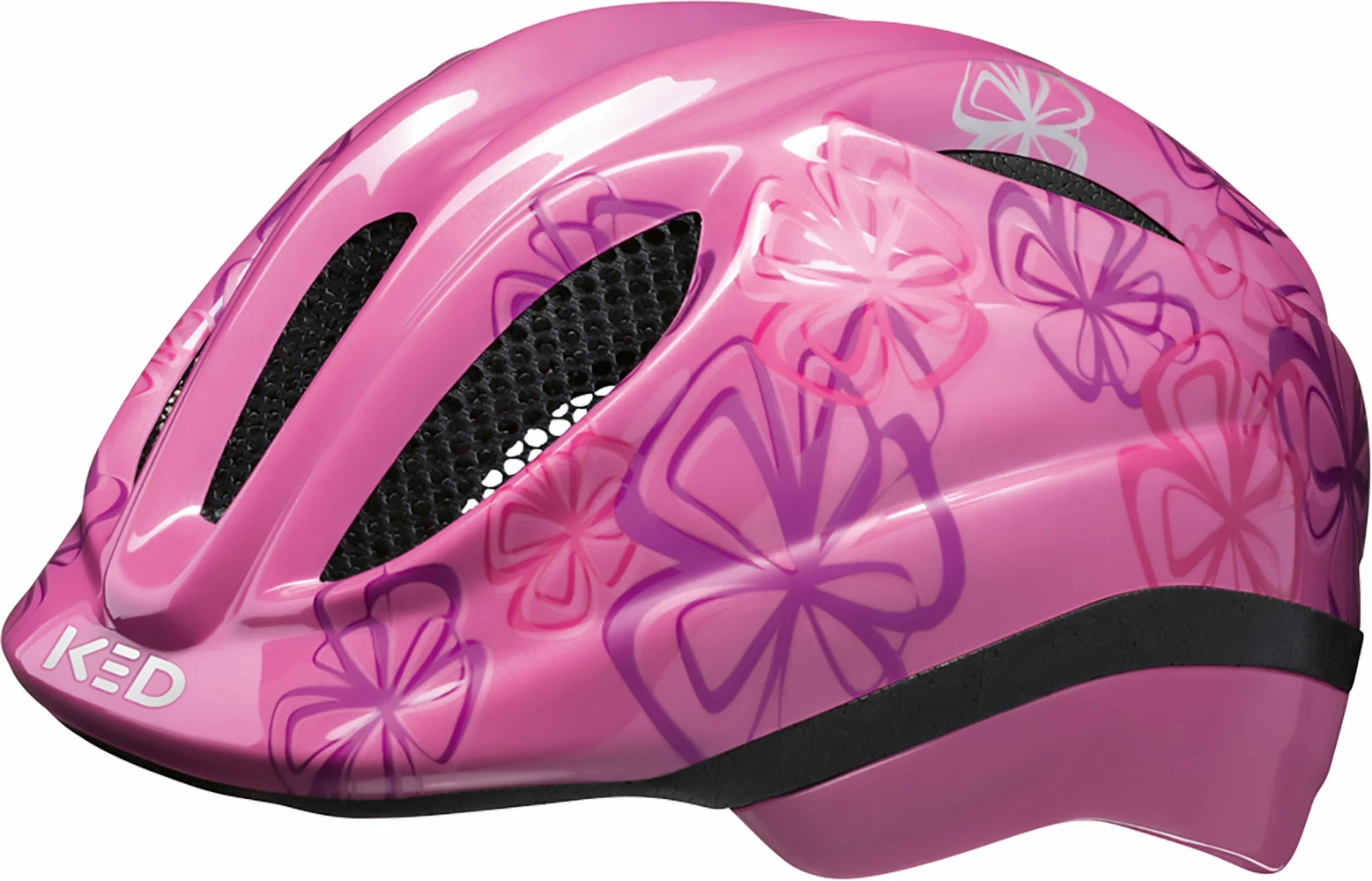 KED Meggy II Trend Pink Flower - Casque Pour Enfants
