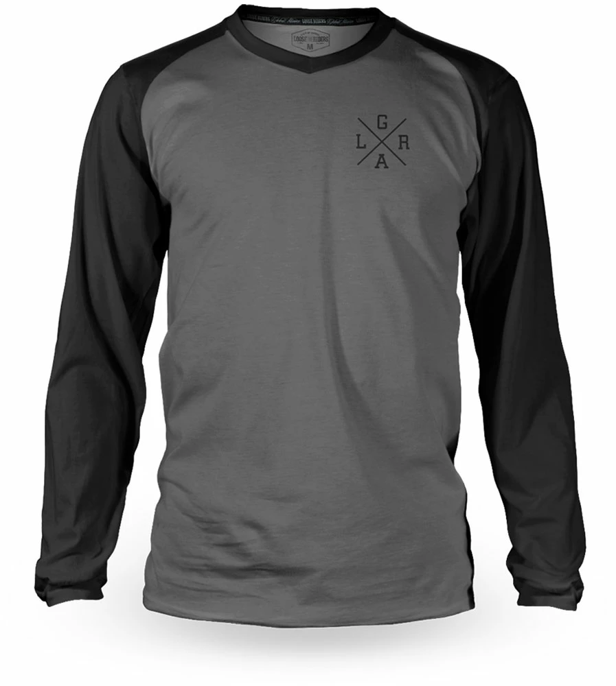 LOOSE RIDERS Basic Grey - MTB Long Sleeve Jersey