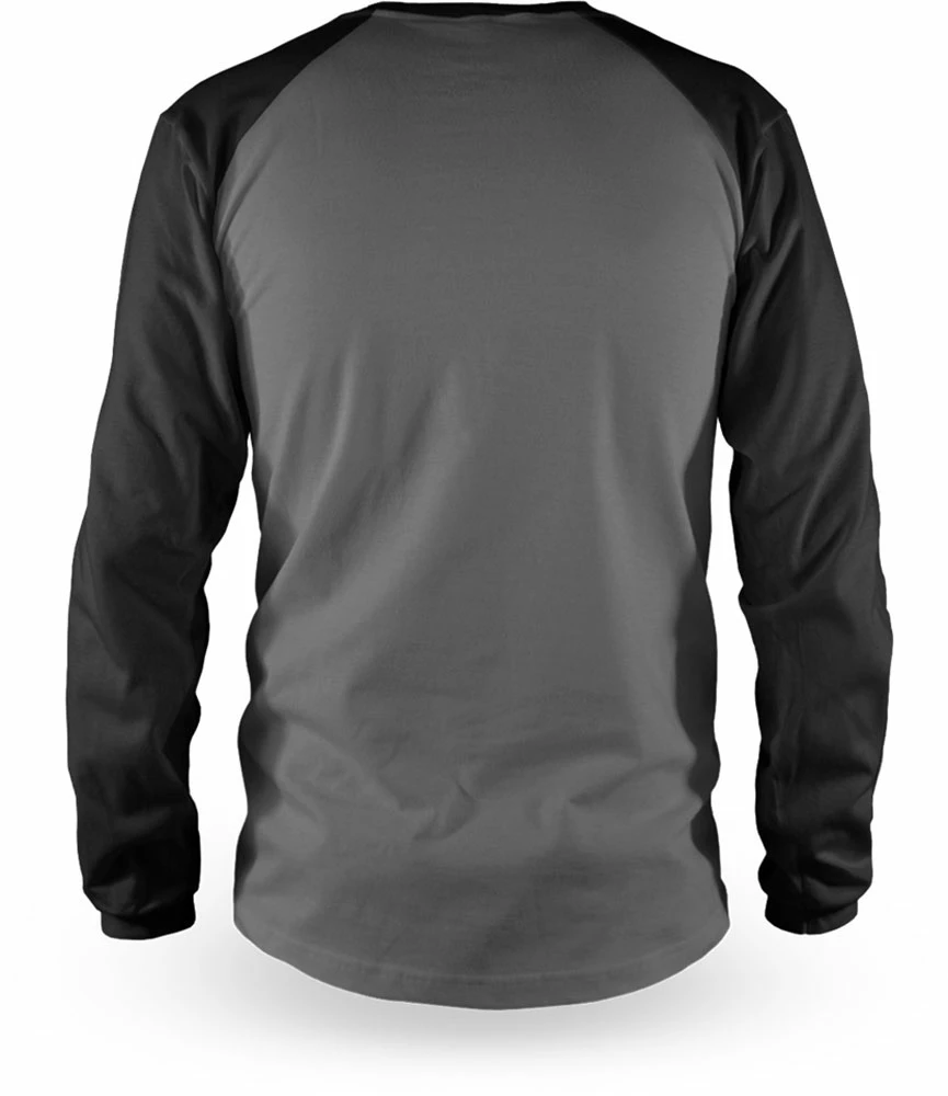 LOOSE RIDERS Basic Grey - MTB Long Sleeve Jersey – Image 2