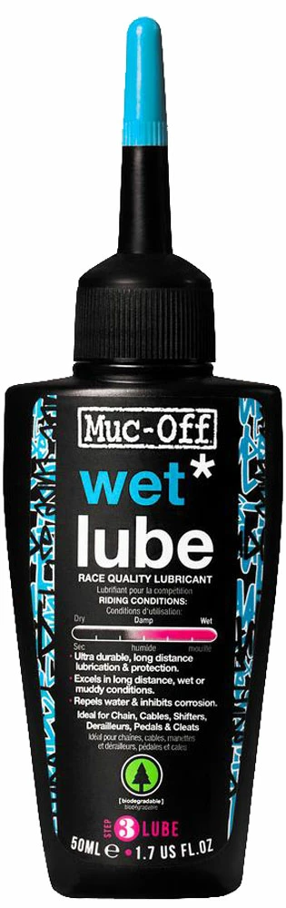 Muc-Off Wet Lube Huile Pour Chaînes Humides – Image 2