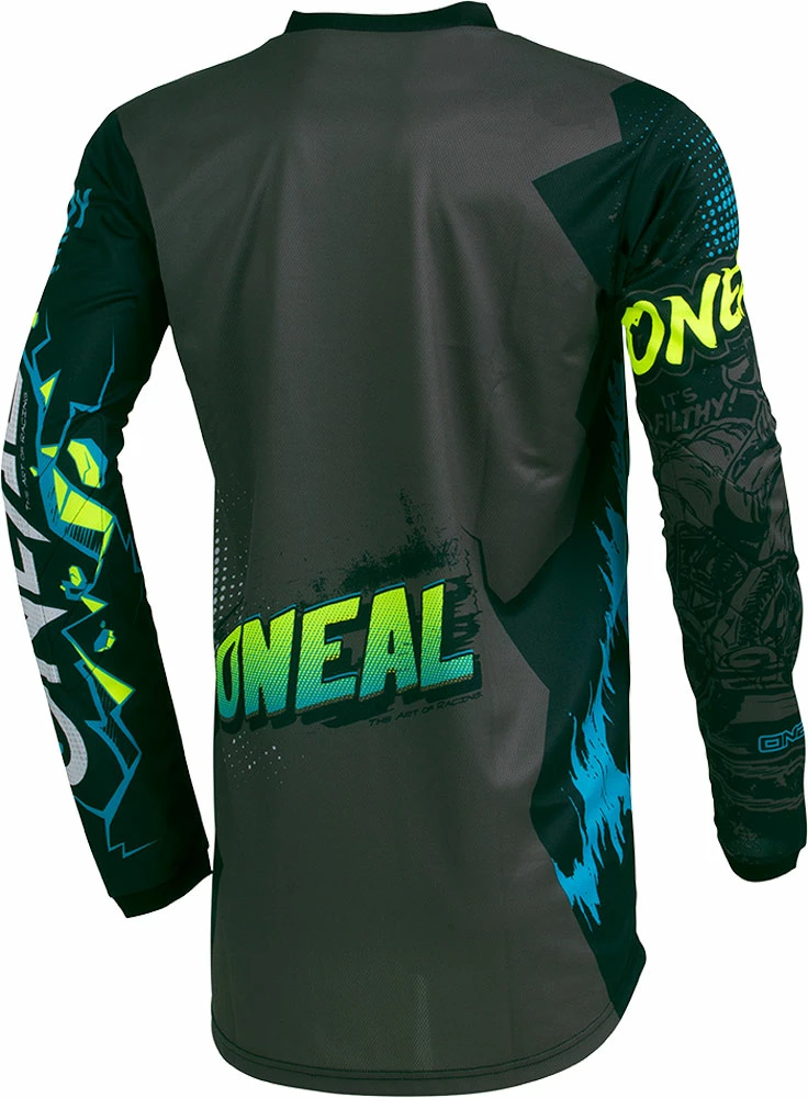 O'Neal Element Villain Youth - Kid's MTB Long Sleeve Jersey – Image 2