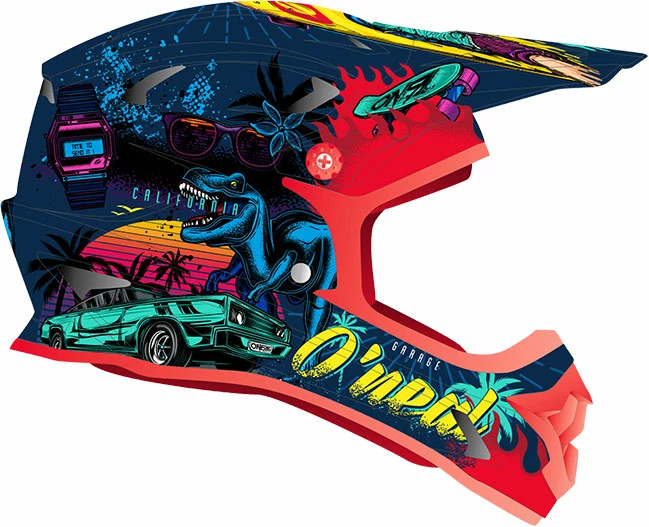 O'Neal Sonus Youth Rex - Kid's Fullface Helmet – Image 2