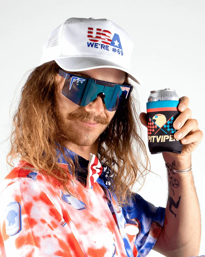 Pit Viper The 2000s Peacekeeper / Polarized Blue Revo Mirror - Lunettes De Soleil – Image 4