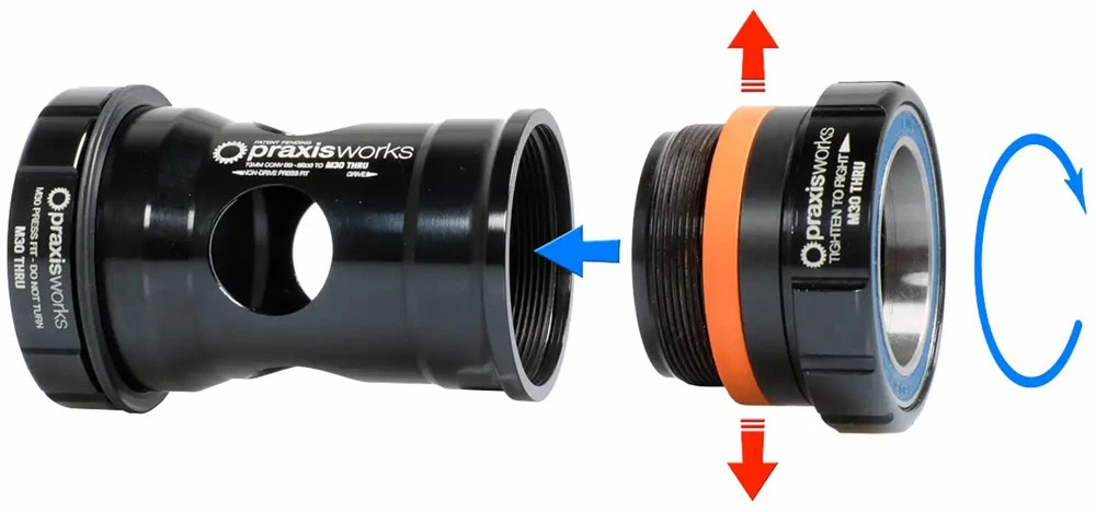 Praxis Works BB30/PF30 M30 Boîte De Pédalier MTB – Image 3