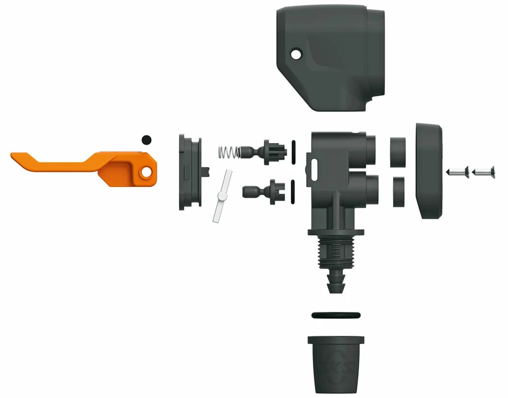 SKS Germany Compresseur De Course Avec Pompe à Pied Multi Valve – Image 5