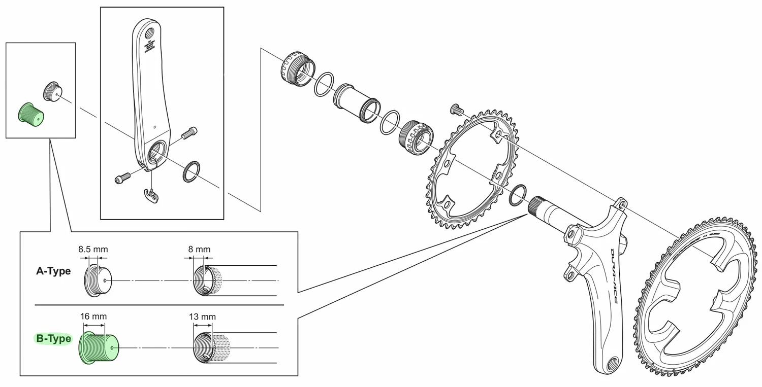Shimano Vis De Fixation De Manivelle Pour FC-7900/FC-9000 8,5mm – Image 4