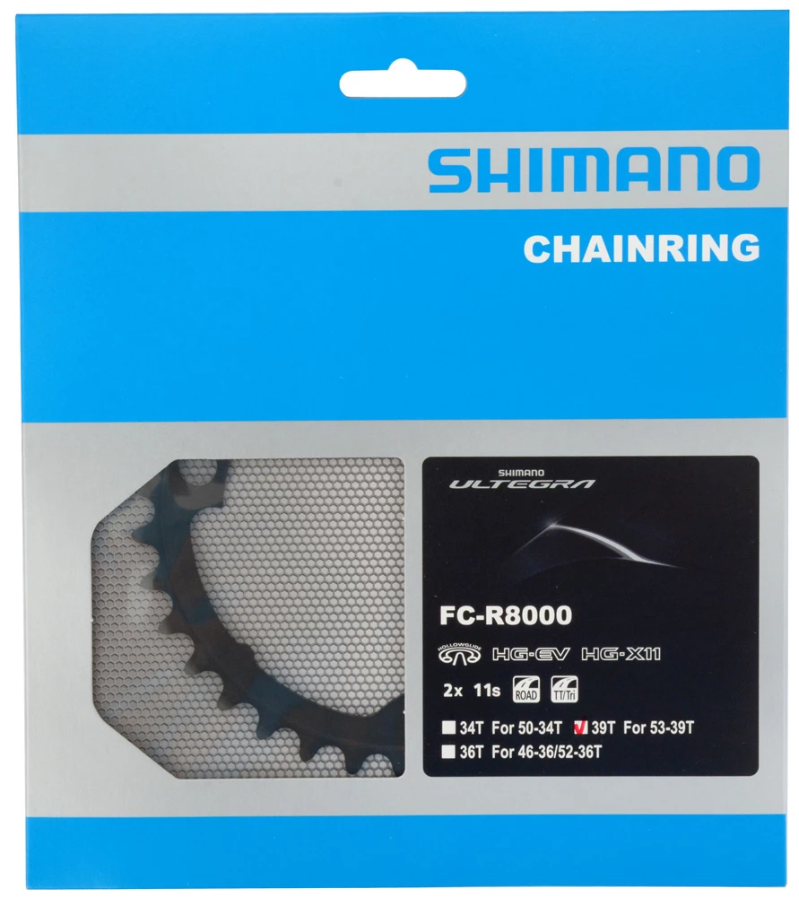 Shimano Plateau ULTEGRA Pour FC-R8000 53/39 Dents – Image 4