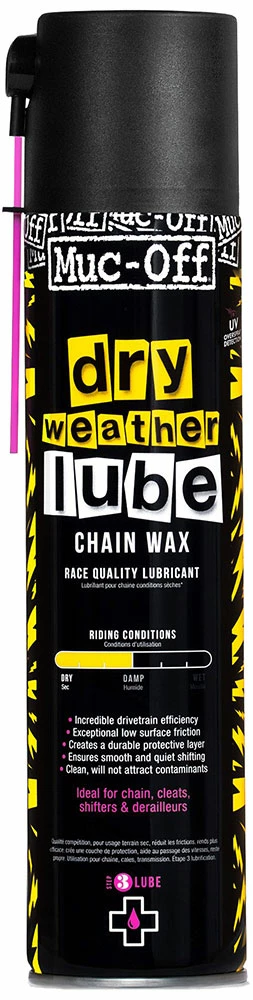 Muc-Off Spray Pour Chaînes En Aérosol Dry Weather Lube 400ml