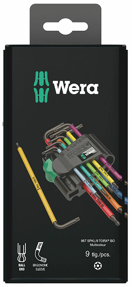 Wera 967/9 TX BO Multicolour 1 SB Jeu De Clés Mâles