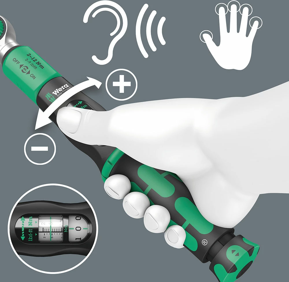 Wera Safe-Torque A1 Set 1 - Clé Dynamométrique 1/4" (2-12Nm) – Image 6