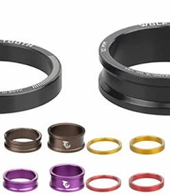 Wolf Tooth Components Entretoises Jeu De Direction 4 Pces 3/5/10/15 Mm