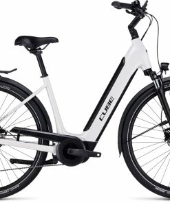 Cube Supreme Sport Hybrid ONE 500 Easy Entry White'n'black