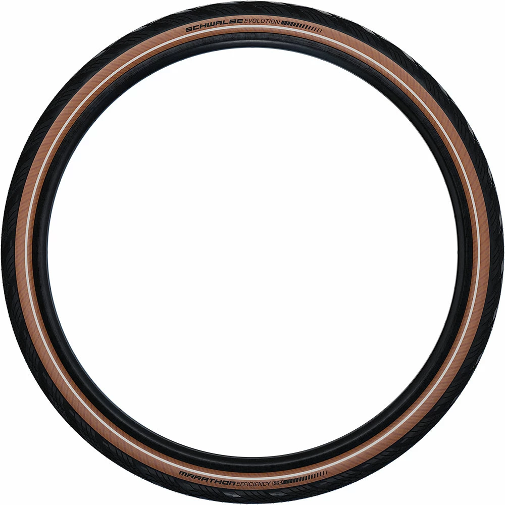 Schwalbe Marathon Efficiency Evo Super Race 28x2,15" Addix E-50 Pneu Pliant Transparent – Image 2