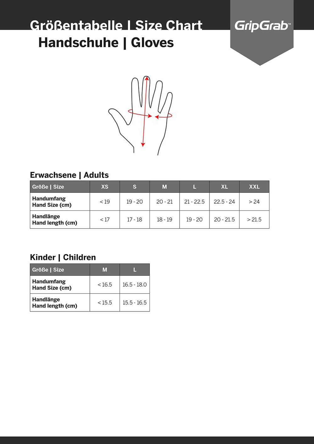 GripGrab X-Trainer - Kid's Cycling Gloves – Image 3