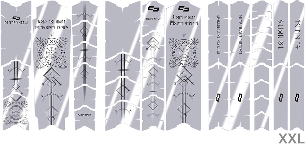 Unleazhed Unscratch Frame Film De Protection Pour Cadre - Runes Of Shred Black Glossy – Image 5