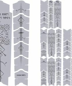 Unleazhed Unscratch Frame Film De Protection Pour Cadre - Runes Of Shred Black Matt